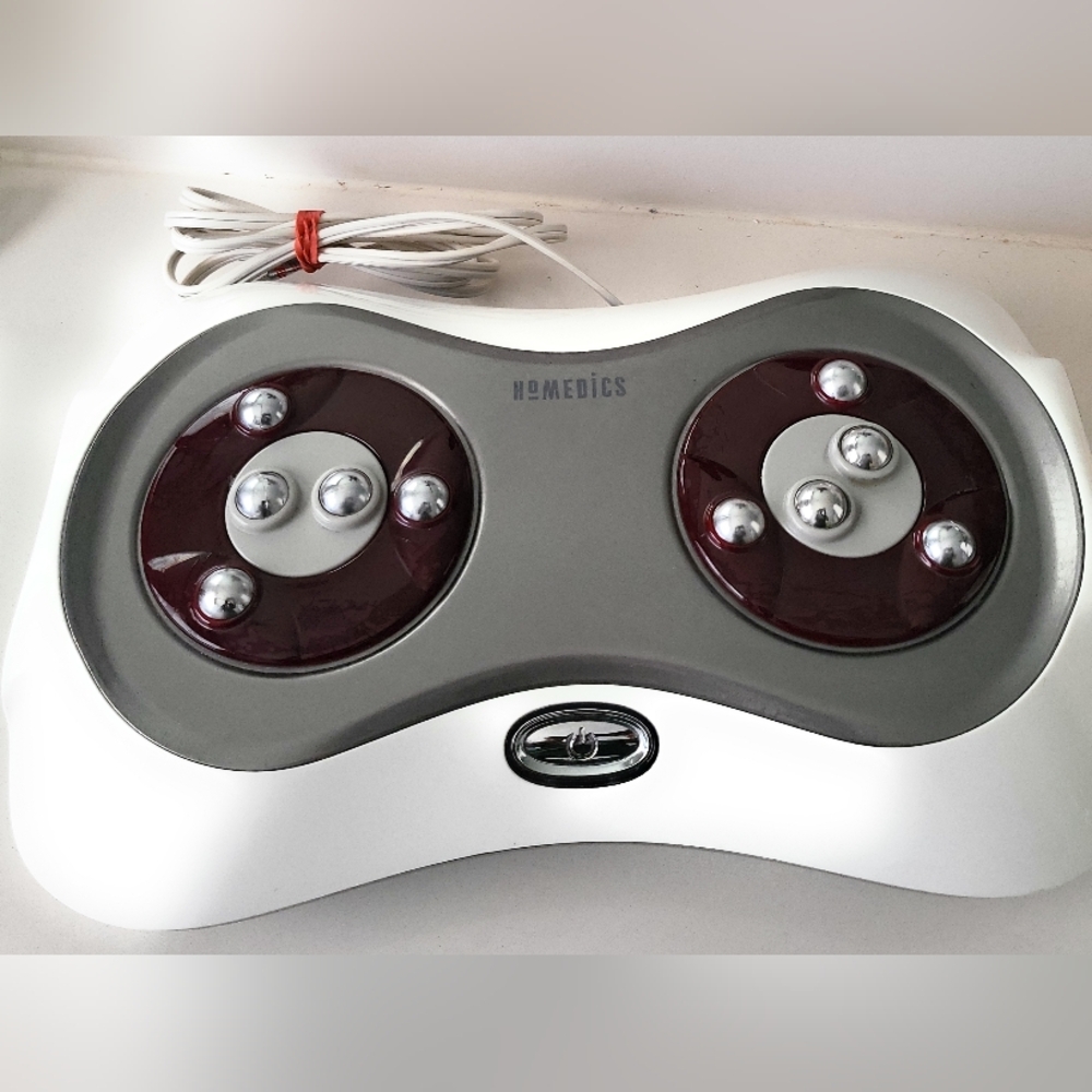 HoMedics Foot Massager with Gray and White Design
